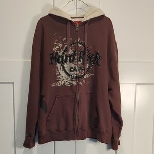 Hard Rock Cafe Y2K Mens Size L Hoodie
